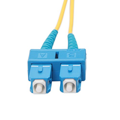 10Gtek OS2 LC-SC Faseroptik Patchkabel, 9/125 Singlemode Duplex Kabel, 1 Meter (3 Fuß) - 6