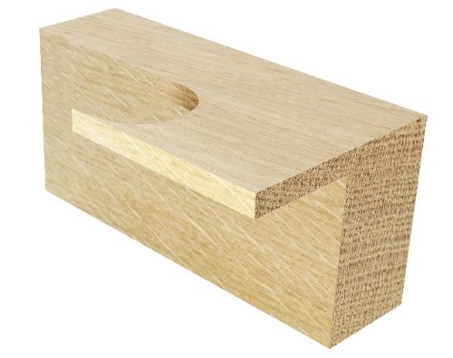 ENT Bündigfräser HW (HM), Schaft (C) 8 mm, Durchmesser (A) 12,7 mm, B 25,4 mm, D 32 mm, mit Achswinkel und mit Kugellager - 3