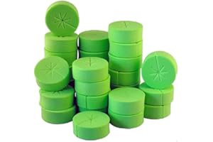 GROW INSANE Cloning Collars, Green Neoprene Inserts 2 inch Hydroponic Systems (30 Pack)