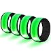 Produktbild Vegena LED Armband, 4 Stück Reflective LED leucht Armbänder Lichtband Kinder Nacht Sicherheits Licht Reflektierende Armband Für Outdoor-Sport, Nachtlauf, Große Festivalabende, Konzerte