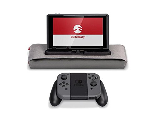 Preisvergleich Produktbild Nintendo Switch Ladegerät Fall, SwitchEasy Powerpack Serie Travel Pouch Tasche für Nintendo Switch Console Controller & Zubehör, Midnight Black