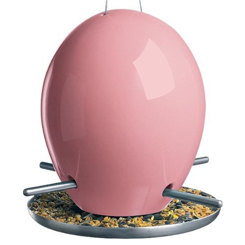 The Nuttery Egg Seed Feeder Soft Dusty Pink 19 5x19 5x20 Cm