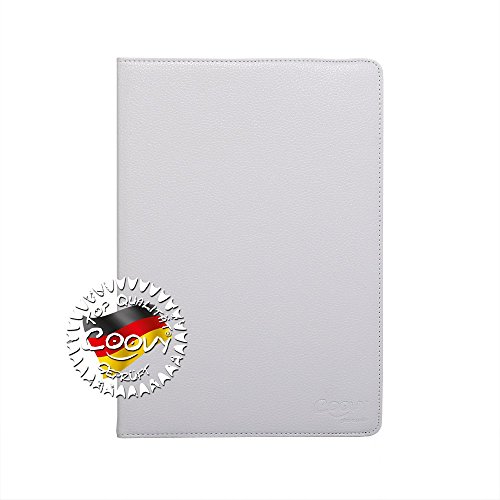 COOVY® 360° ROTATION COVER FÜR SAMSUNG GALAXY NOTE PRO 12.2 SM-P900 SM-P901 SM-P905 SMART HÜLLE TASCHE ETUI CASE SCHUTZ STÄNDER Farbe weiss - 6