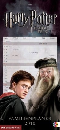 Harry Potter und der Halbblutprinz Familienplaner 2010: Mit Schulferien