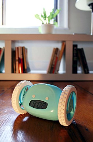 SUCK UK Clocky der fliehende Wecker Blau Aqua - 8