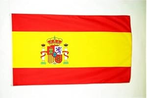 AZ FLAG Drapeau Espagne 150x90cm - Drapeau Espagnol 90 x 150 cm Polyester léger