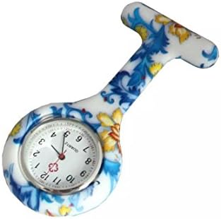 Silicone Round Dial Quartz Pocket Nurse Watch