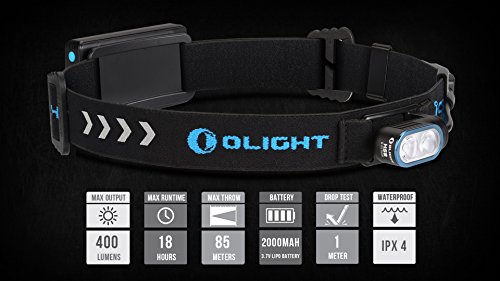 Preisvergleich Produktbild OLIGHT HS2 LED Stirnlampe akkubetrieben 400lm 18h HS2