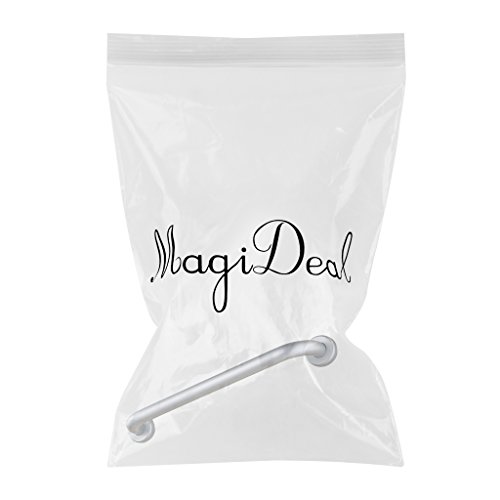 MagiDeal Aluminum Badewannengriff Badezimmer Wandgriff Duschgriff Handgriff als Handtuchstange Handtuchhalter – Länge Auswählbar – 30cm - 2