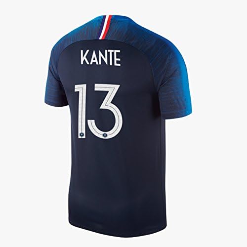 Horrysd France 2018 FIFA World Cup No.13 Kante Men's Home Replica Football Shirt Size Medium