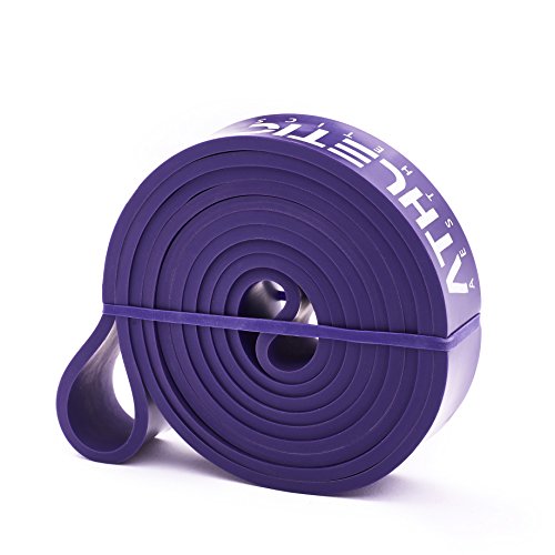 Widerstandsbänder / Fitnessbänder [Einzeln und im preiswerten Set] – In Studioqualität für Krafttraining, Bodybuilding, Powerlifting & Fitness – Für Frauen und Männer geeignet, zur Unterstützung des Trainings und bei Klimmzügen – ATHLETIC AESTHETICS - 2