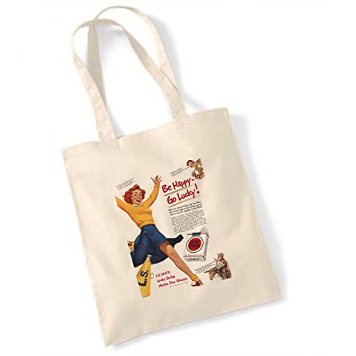 Preisvergleich Produktbild VintageMagazineCompany Lucky-Strike-Advert-Tragetasche