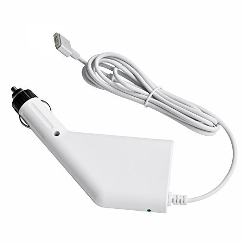 Original iProtect® Auto KFZ Universal Adapter Netzteil Ladegerät 60W für Apple MacBook mit MagSafe 2 Netzanschluss Charger + zusätzlichen USB Anschluss für iPhone / iPad in weiß - 4