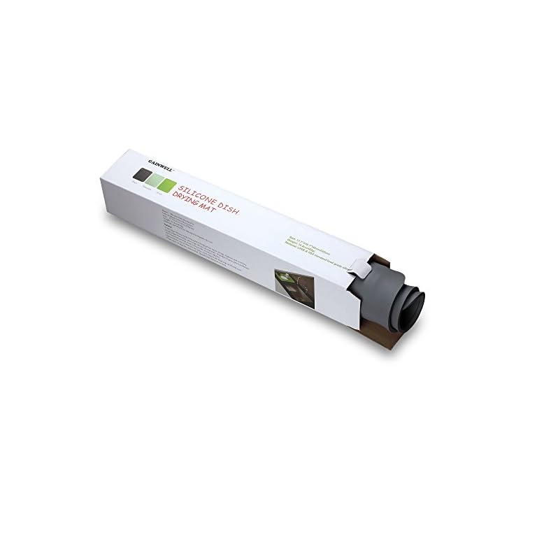Extra große Silikon Geschirr-Abtropfmatte, 45x40 cm, GAINWELL
