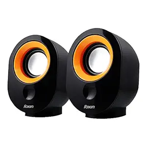 Foxin 2.0 Multimedia Speakers (Black) (FMS-575)
