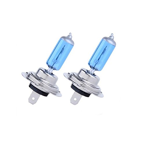 Xry H7 ampoules de phares Halogène, Super blanc lumineux halogènes Phare ampoules 12 V/55 W 5000 K, Lot de 2