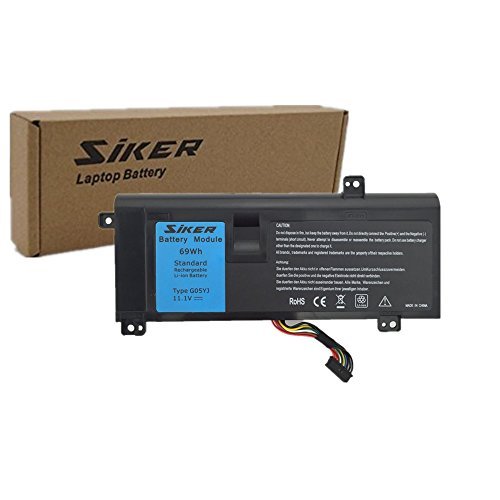 SIKER®High Leistung 69WH Laptop-Batterie G05YJ für Dell Alienware M14X 14 A14 R3 R4 Serie 14D-1528 Alienware Alienware G05YJ 0G05YJ Y3PN0 8X70T – 12 Monate Garantie - 2