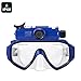 Produktbild Sport Kamera Schwimmbrille, IP68 Wasserdicht, 90 Grad-Objektiv, 1/6,3 cm CMOS, 5 MP Bilder, 720p HD Video, SD Card Support
