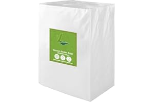 VacYaYa 100 Bolsas 28x40cm Bolsas Envasar al Vaci Vacio Alimentos Bolsas de Vacío de Alimentos,Bolsas para Envasar al Vacío Envasado al Vacío para Alimentos Sin BPA