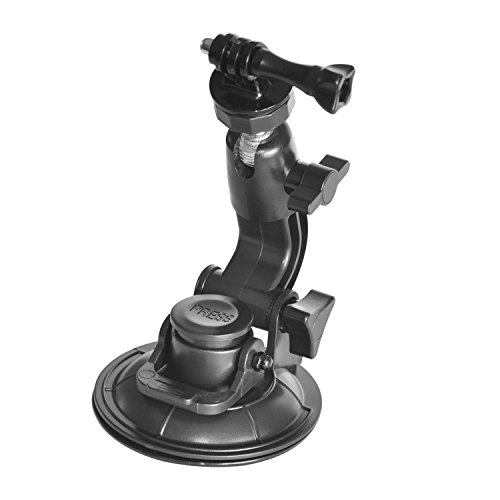 Shoot® Saugnapf Kamera Auto Halter Foto Video DVR Halterung für GoPro Hero 1 2 3 3+ 4 KFZ PKW 3 + 4 SJ4000 SJ5000 Universal Saugnapf Kamerahalter groß zur Befestigung an Autos, Booten, Motorrädern und mehr - 7
