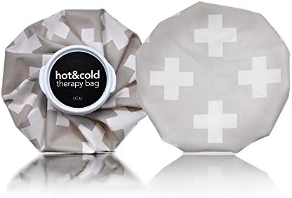 Star & Rose Hot n Cold Therapy Beige I.C.U. Medical Cross Print Ice Bag / Chill Pack
