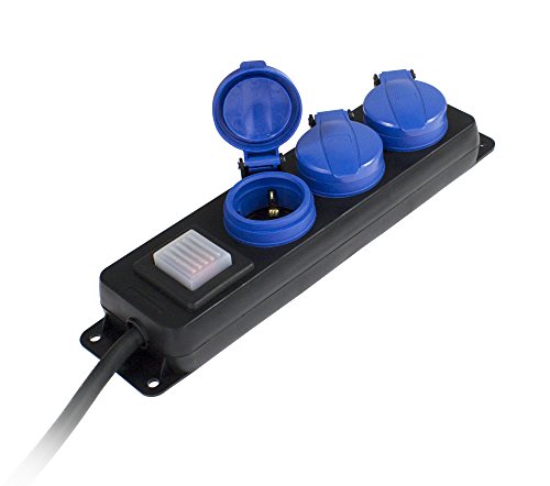 as – Schwabe 3-fach Verteilersteckdose, 1,5m H07RN-F 3G1,5, IP44 Aussenbereich, Gewerbe, Baustelle, 38603 - 4