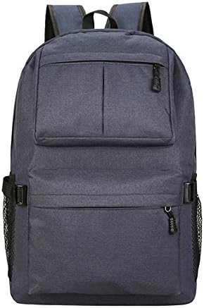 XIAODIU Casual Backpack New Fashion Backpack USB Charging Backpack Couple Backpack High Capacity Backpack Student Bag, Navy Blue