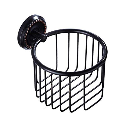 Preisvergleich Produktbild Papiertuch unabhängig verteilt selbstklebend Schwarz Bronze Papierhandtuchkorb, Handseife Lagerung Lagerung Rollenpapierkorb, Wandbehang Küche Badezimmer Hardware-Zubehör Geeignet für Küche, Bad