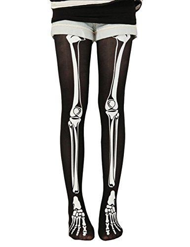THEE Medias Esqueleto para Halloween Accesorios de Disfraz...
