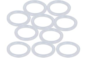 Othmro O-ring in silicone, diametro interno 17 mm, diametro 23 mm, larghezza 3 mm, guarnizione di tenuta 10 pezzi