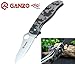 Produktbild GANZO - TARNUNG G10 Fiberglas Anti Rutsch Handle Scales, Liner Lock, Edelstahl Klappmesser Jagdmesser Überlebensmesser Taschenmesser Hunting Folding knife, w/ Geschenkbox