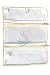 Transparent Bi Fold Bank Check Cheque Pass book Aadhar Credit Debit Card Pouch - Cream 34x26 cm RS.289.00