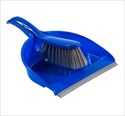 Highridge Dustpan & Brush Set BLUE With Supersoft Grey Bristles