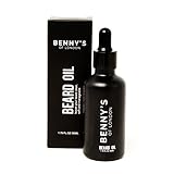 BEARD OIL - From Benny’s of London – Natural Quality Ingredients with Sandalwood Scent. Beard Conditioning Oil that Hydrates and Softens Skin and Facial Hair and helps increase beard growth (50ml)