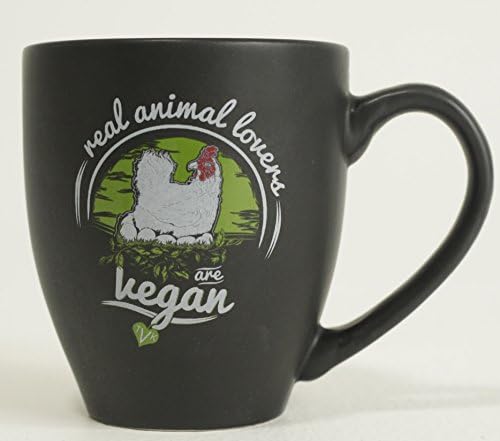 Vegan Gift "Real Animal Lovers" Chicken Mug