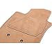 Produktbild ETILE Fußmatten für SAMBA Cabriolet (De 01/00-01/00) - 2 Fronten + 1 Rückseite -Beige- Tuftteppich, Samt-Look, 550g / m2 + ss Schicht 1950g / m2 + High-End-Textilband