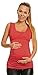 Happy Mama. Women's Maternity Nursing Top Stretch Sleeveless Tunic 10-18. 371p (Coral, 14)