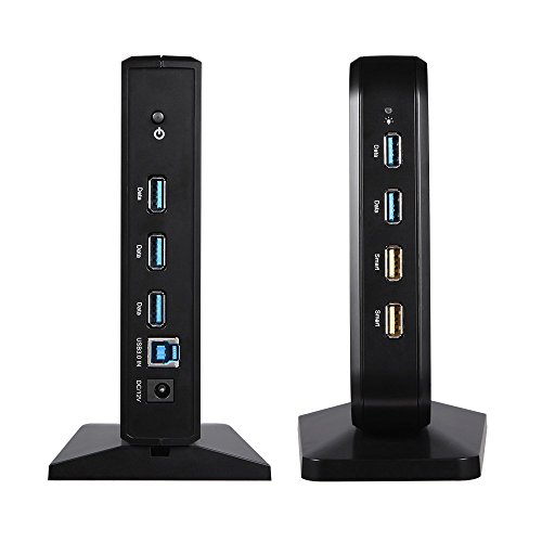ORICO Powered Multifunktions-USB 3.0 7-Port Hub mit 2 x BC1.2 Ports für Daten-Sync und Lade-Tablets und Smartphones - 2