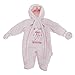 Baby Boys/Girls Teddy Bear Camera All In One Hooded Winter Snowsuit (3-6 Months) (Pink)