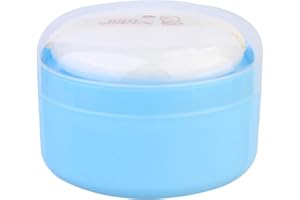 COOPHYA Box Body Powder Box Talcum Powder After-Bath Powder Case Powder Puff for Body Powder Bath Powder with Puff Powder Applicator Empty Body Travel Size Sponge Infant Textile Cotton