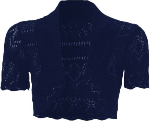 navy cropped cardigan uk