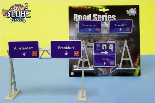 Preisvergleich Produktbild Spielauto Zubehör Verkehrsschilder Autobahn Liefermenge = 1