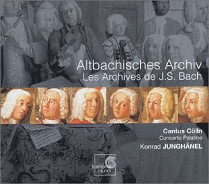 Harmonia Mundi France Altbachiches Archiv, les archives de J.S. Bach : Motets, arias et cantates de Johann Cristoph Bach, Johann Michael Bach, Georg Christoph Bach, Johann Bach et Johann Sebastian Bach