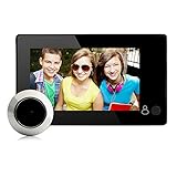 Türklingeln für Türklingeln 2 und 1: Wenn die Türklingel klingelt, zeigt der Bildschirm automatisch den Zustand vor der Tür an. Sie können sie deutlich durch das Türspion sehen