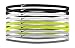 Price comparison product image Nike Skinny Headbands Hairbands 8-Pack, Unisex, Skinny Hairbands 8 Pack, black/White/Volt/Grey, 0