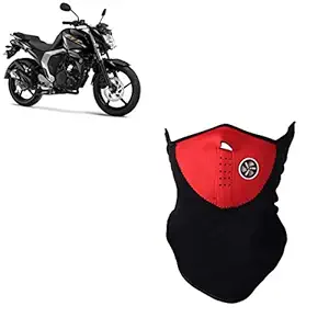AutokraftZ Red Washable & Reusable Bike Riding Face Mask for Men Women_203