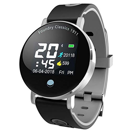 Preisvergleich Produktbild WANGXN Fitness-Tracker, Pulsmesser Fitness-Tracker, Smart-Armband Aktivität Tragbare Wasserdichte IP67 Tracker Mit Schlaf-Monitor,Gray