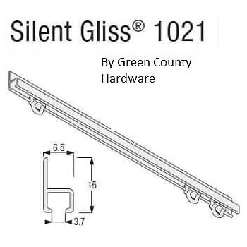 Plastic Universal White Curtain Track 1 25m 4ft Inc All Fittings
