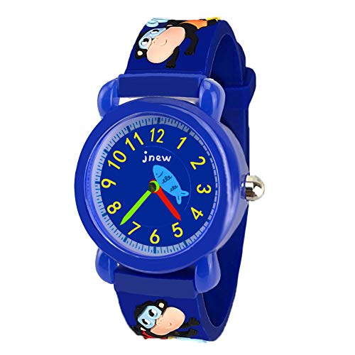 TOPTOY Kids Watches 3D Cute Cartoon Waterproof Silicone Gift for child