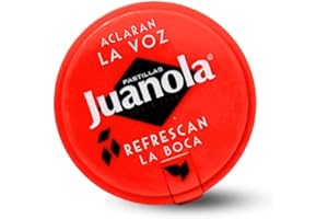 Juanola Pastillas Clásicas sabor Regaliz – Aclaran la voz y refrescan la boca – Con extracto de regaliz - Sin conservantes y sin gluten – Formato icónico 27g